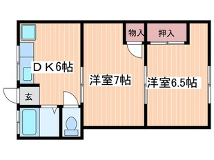 コ－ポ木本の物件間取画像